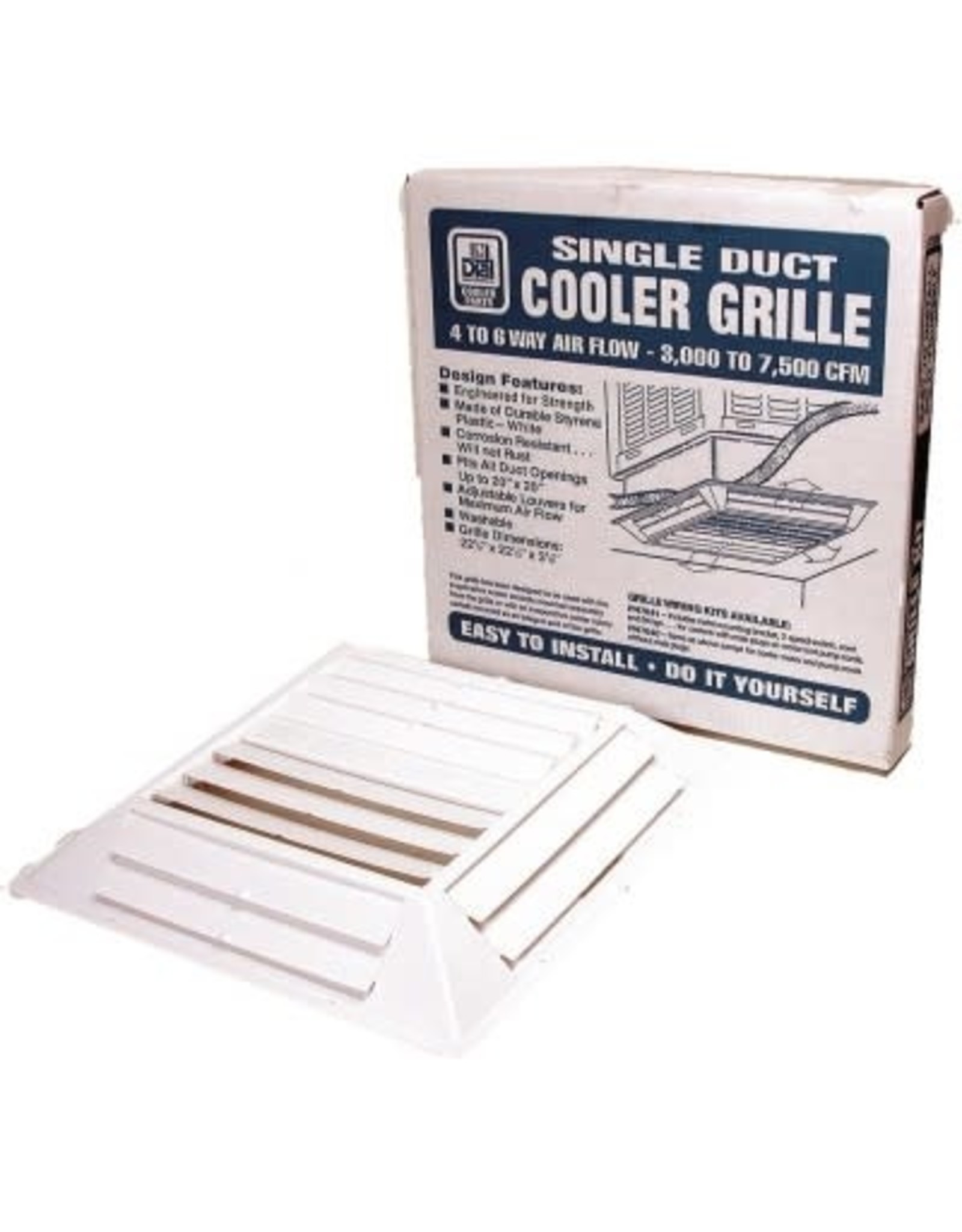 20 X 20 PLASTIC COOLER GRILLE