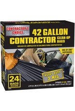 24-Count 42-Gallon Outdoor Construction Trash Bags