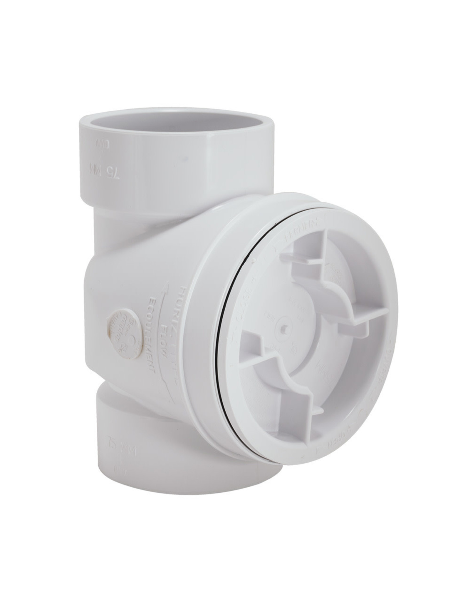 3" BACKWATER VALVE PVC