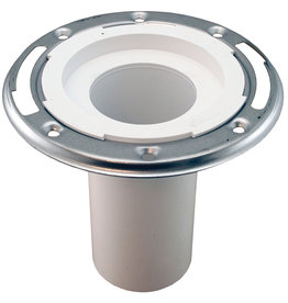 3" Plumbfit PVC Closet Flange with Stainless Steel Ring