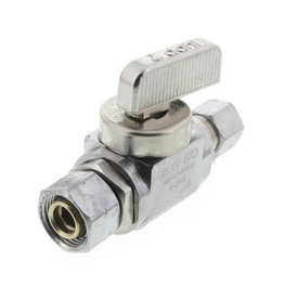3/8" Female Compression x 1/4" Compression Straight Retrofit Supply Stop