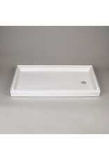 30" x 60" ShowerTub Shower Base - Right Drain - White