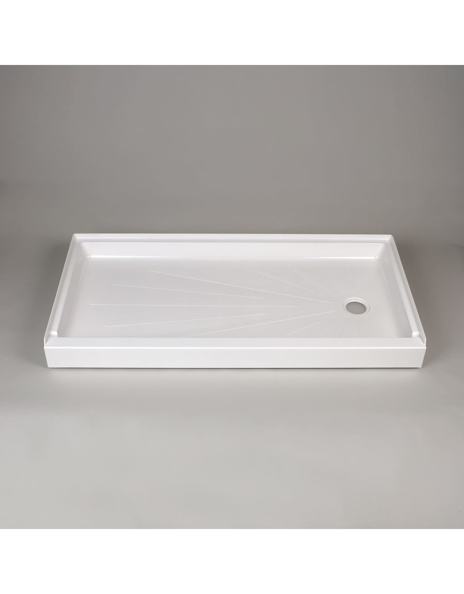 30" x 60" ShowerTub Shower Base - Right Drain - White