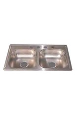 33 X 19 X 6 STAINLESS SINK