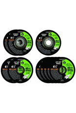 4-1/2 in. Metal/Masonry Grinding/Cut-off Wheel Assorted Set 10 Pc