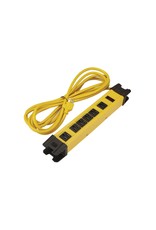 6 Outlet Heavy Duty Power Strip with Metal Housing