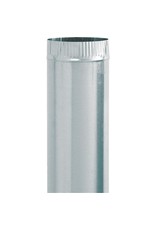 6x24 28 Gauge Galvanized Pipe