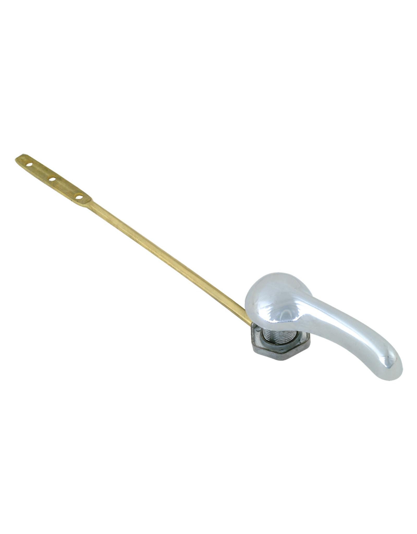 8-1/2″ Brass Arm W/ Chrome Handle, Metal Nut Tank Lever