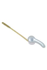 8-1/2″Brass Plated Arm W/ Chrome Handle, Plastic Nut Tank Lever