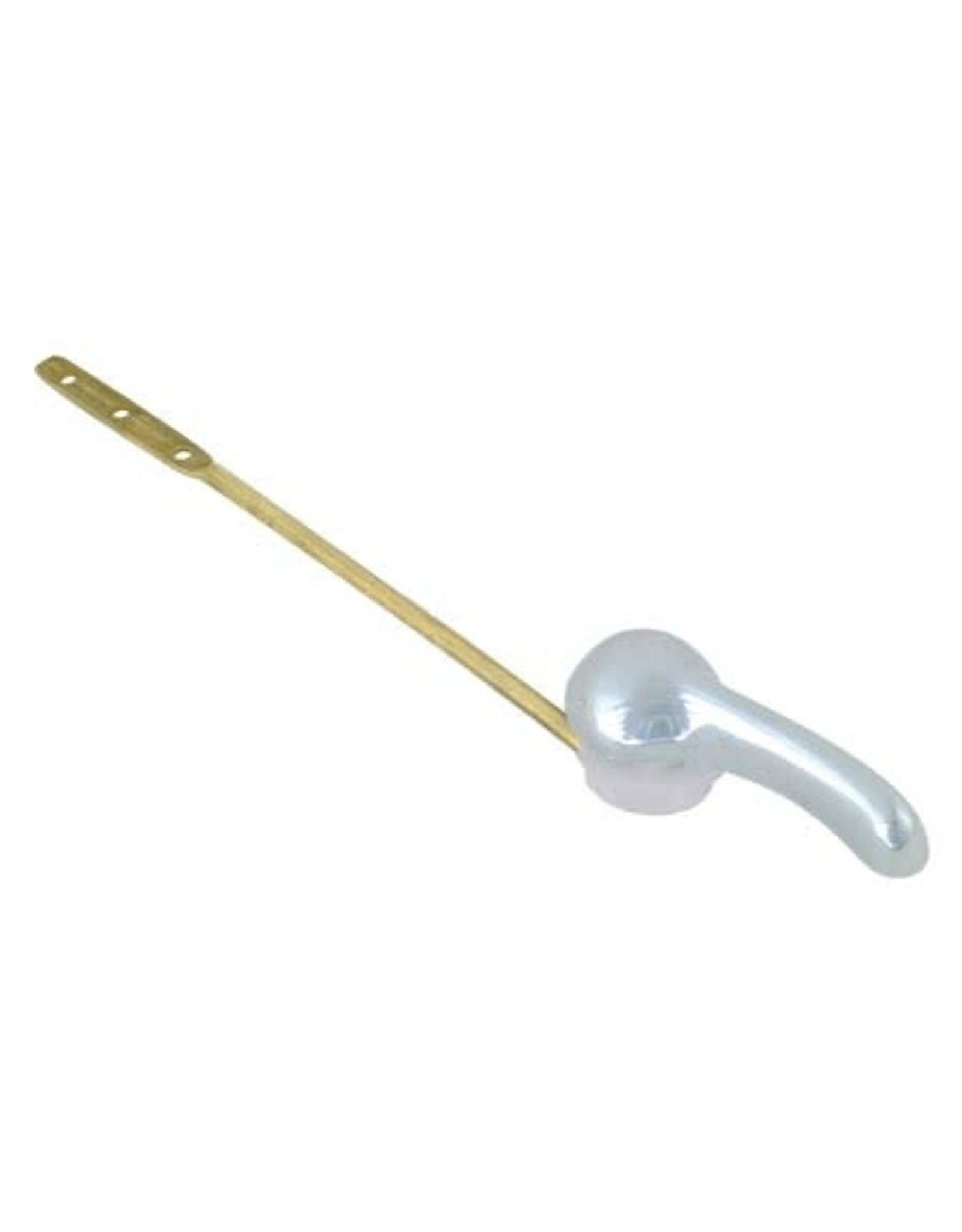 8-1/2″Brass Plated Arm W/ Chrome Handle, Plastic Nut Tank Lever