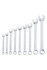 9 Pc Fully Polished Metric Combination Wrench Set