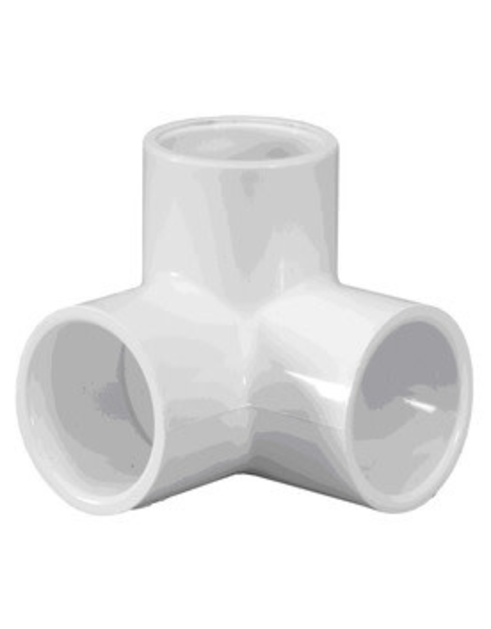 90-Degree PVC Sch 40 Side Outlet Elbow 1S x 1S x 1/2FIP