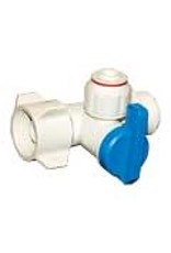 ANGLE VALVE  1/2" FIP x 1/2" MIP x 1/4" OD Push Fit