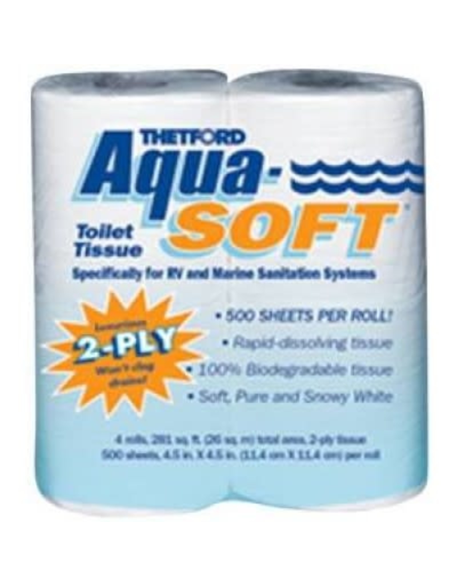 AQUA SOFT 2-PLY 4/PK