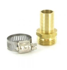 Aqualine Brass Hose Repair Fitting 5/8" MHT