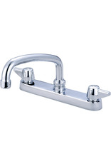 CENTRAL BRASS Two Handle Cast Brass Kitchen Faucet
