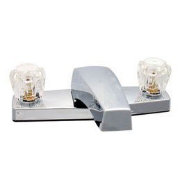 Chrome Two Handle Garden Tub Faucet 8"