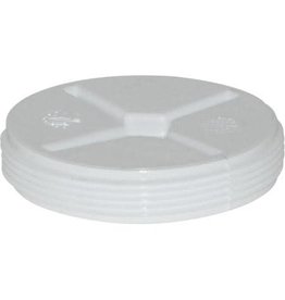 4" COUNTERSUNK PLUG PVC