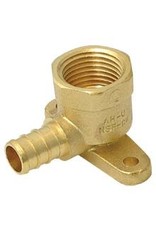 DROP EAR ELBOW - PEX X FEMALE - BRASS 1/2"