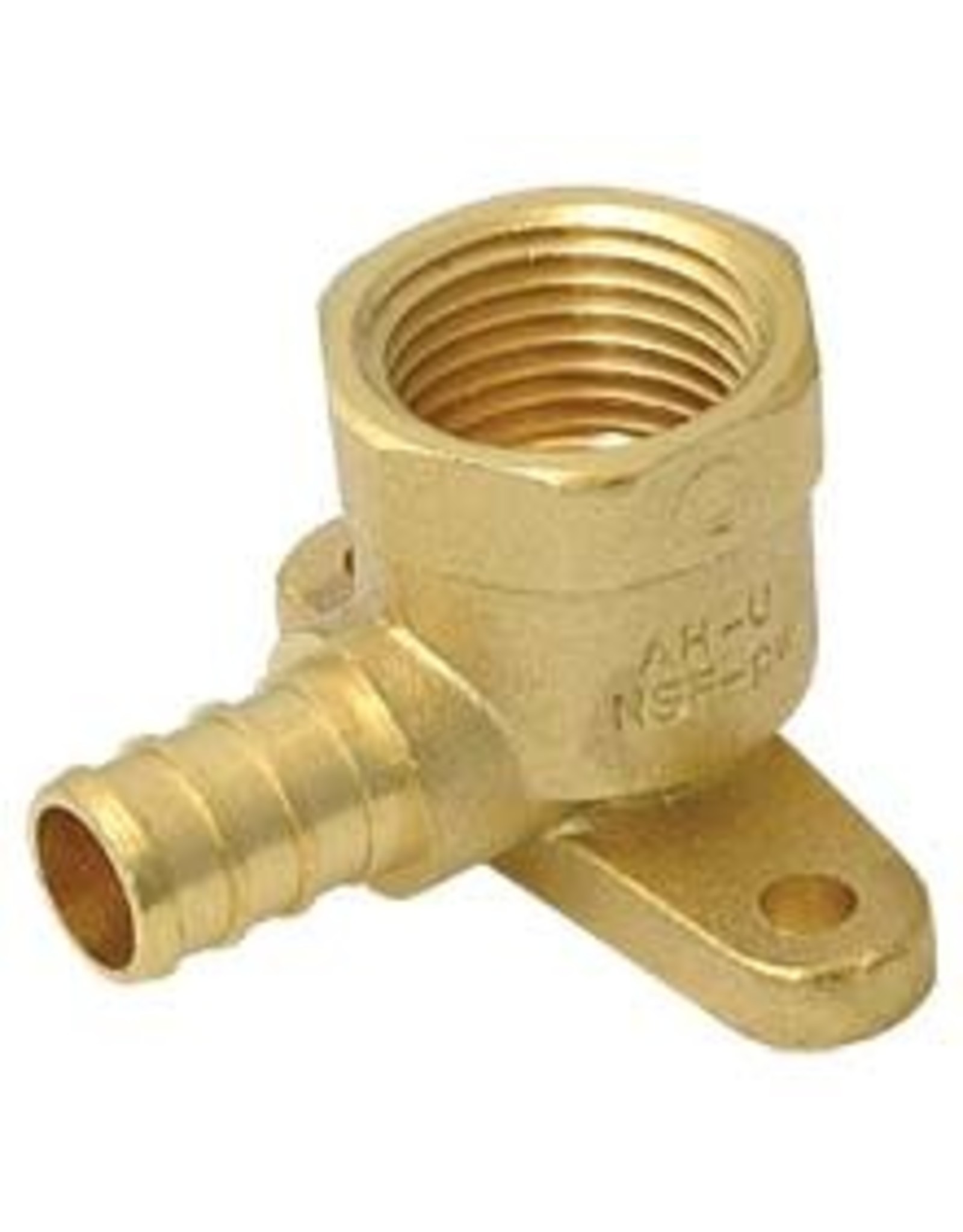 DROP EAR ELBOW - PEX X FEMALE - BRASS 1/2"
