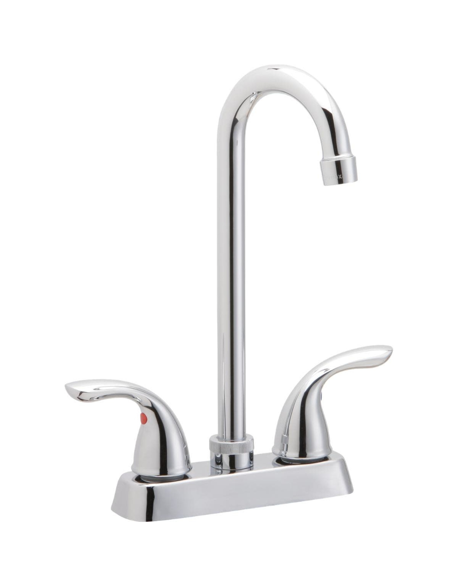 Elkay 9" High Rise  Bar Deck Mount Faucet,Lever Handles Chrome