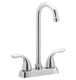 Elkay 9" High Rise  Bar Deck Mount Faucet,Lever Handles Chrome