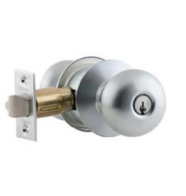 ENTRY LOCKSET STAINLESS