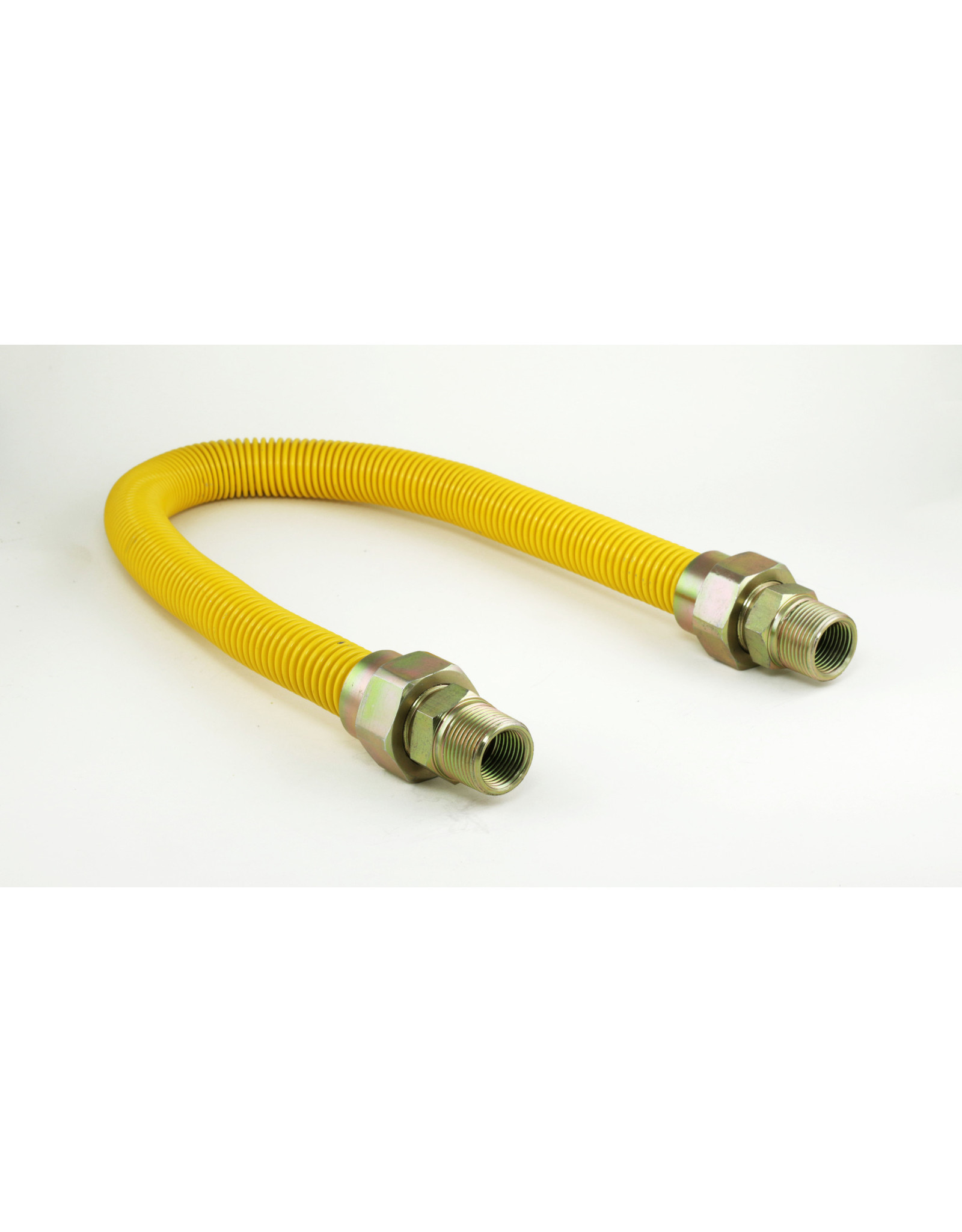 FALCON STAINLESS COATED GAS CONNECTOR 5/8 OD X