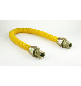 FALCON STAINLESS COATED GAS CONNECTOR 5/8 OD X