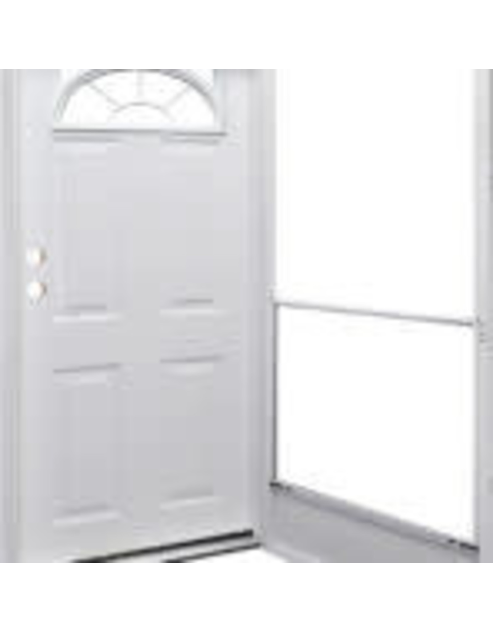 FAN STYLE WINDOW COMBINATION STEEL DOOR/ SPECIAL ORDER