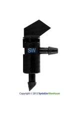 Flag 1 GPH Drip Emitter 1/4 in. Barb/ BLACK