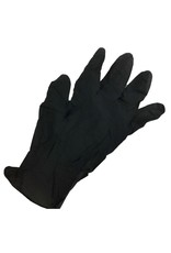 XL Nitrile Disposable Gloves - Black- Powder Free - Box of 100