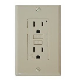 GFI RECEPTACLE W/LIGHT VGF15V