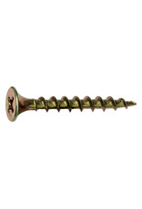 Grabber 1-lb Box #6 x 1.25-in Bugle-Head Yellow Zinc Screws