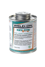 IPS Weld-On  1/2 Pint 505 Key Tite Green Pipe Thread Sealant