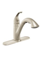 MOEN Camerist Classic Stainless One-Handle Low Arc Pullout Kitchen Faucet
