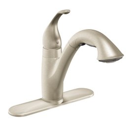 MOEN Camerist Classic Stainless One-Handle Low Arc Pullout Kitchen Faucet