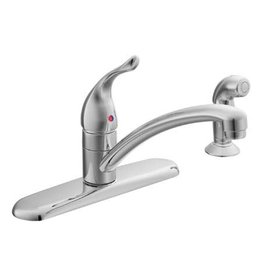 MOEN SINGLE HANDLE KITCHEN FAUCET W/SPRAYER
