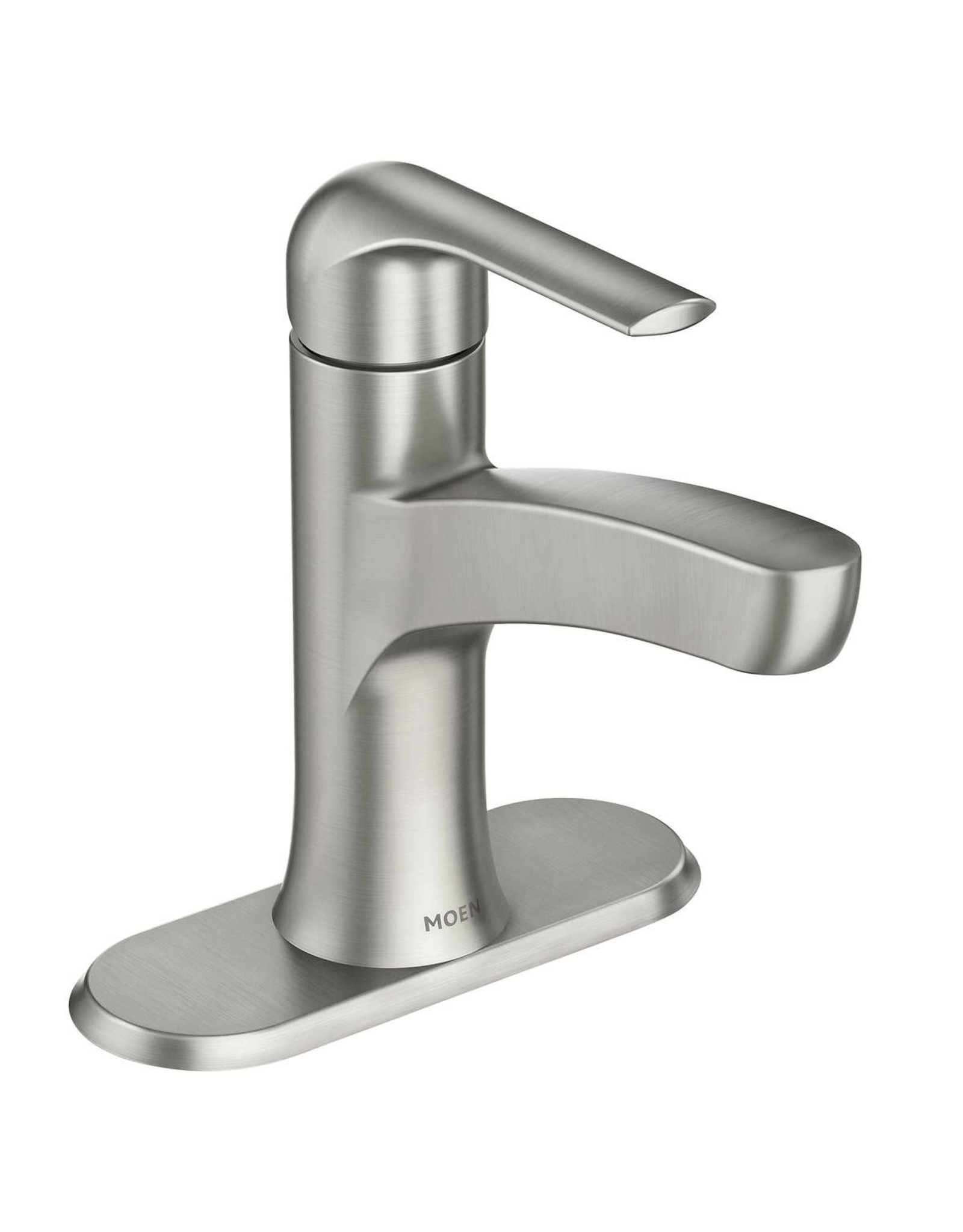 Moen Tilson Single Handle Bathroom Faucet Brushed Nickel