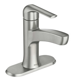 Moen Tilson Single Handle Bathroom Faucet Brushed Nickel