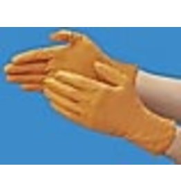 ORANGE RUBBER GLOVES