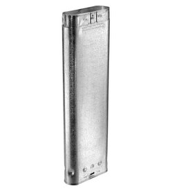 OVAL VENT PIPE 4" X 1' ADJUSTABLE