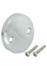 OVERFLOW FACE PLATE TWO HOLE