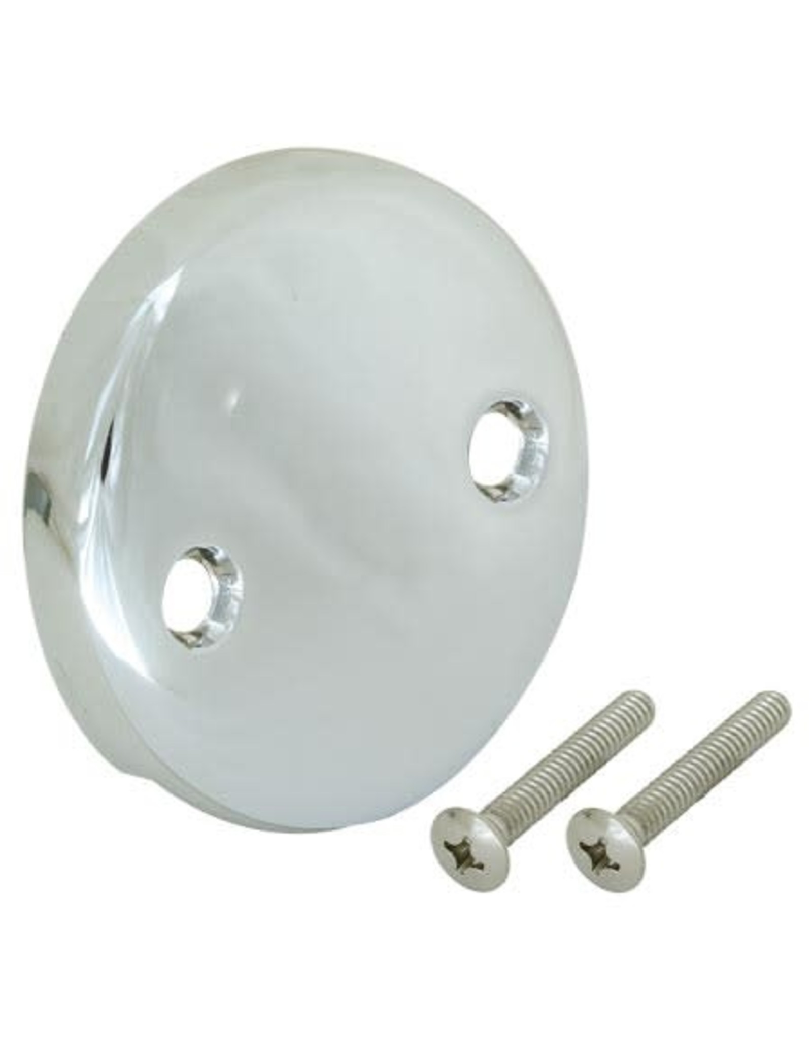 OVERFLOW FACE PLATE TWO HOLE