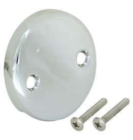 OVERFLOW FACE PLATE TWO HOLE