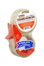Packaging / Mailing Tape (Two 55 yd. rolls w/ Dispenser)