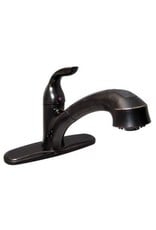 PH FAUCET 8IN KITCHEN SINGLE LEVER FAUCET OIL RUBBED BRONZE