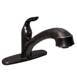 PH FAUCET 8IN KITCHEN SINGLE LEVER FAUCET OIL RUBBED BRONZE