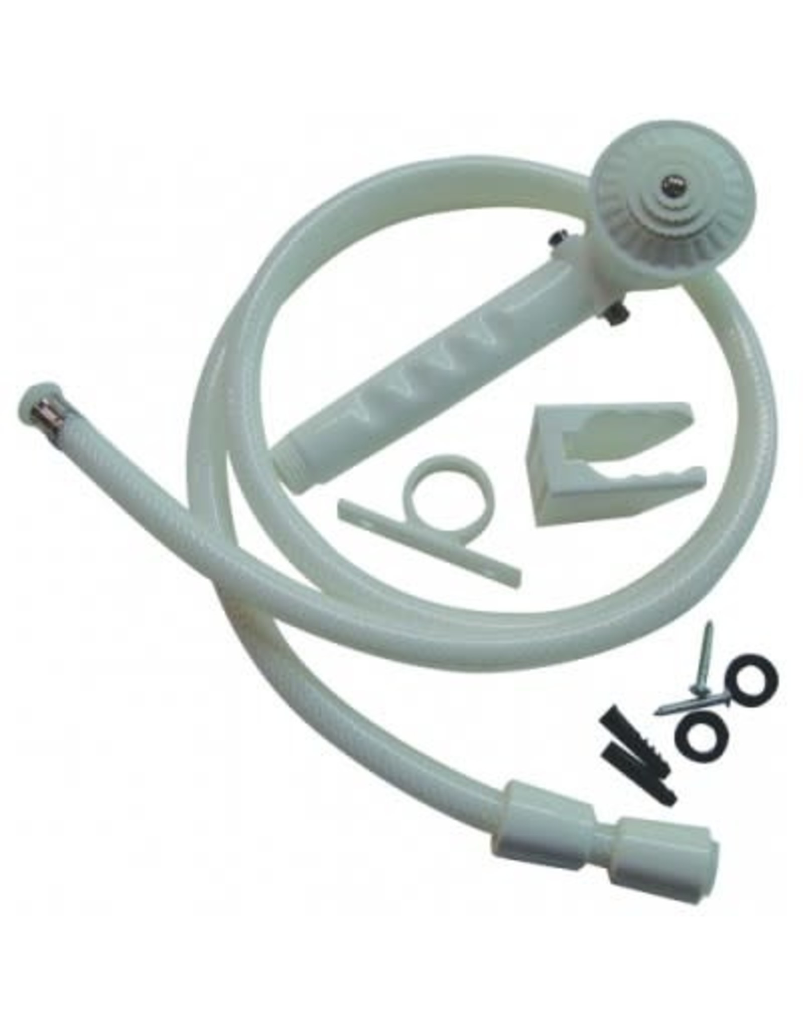 RV WHITE HAND SHOWER SET W/60IN HOSE