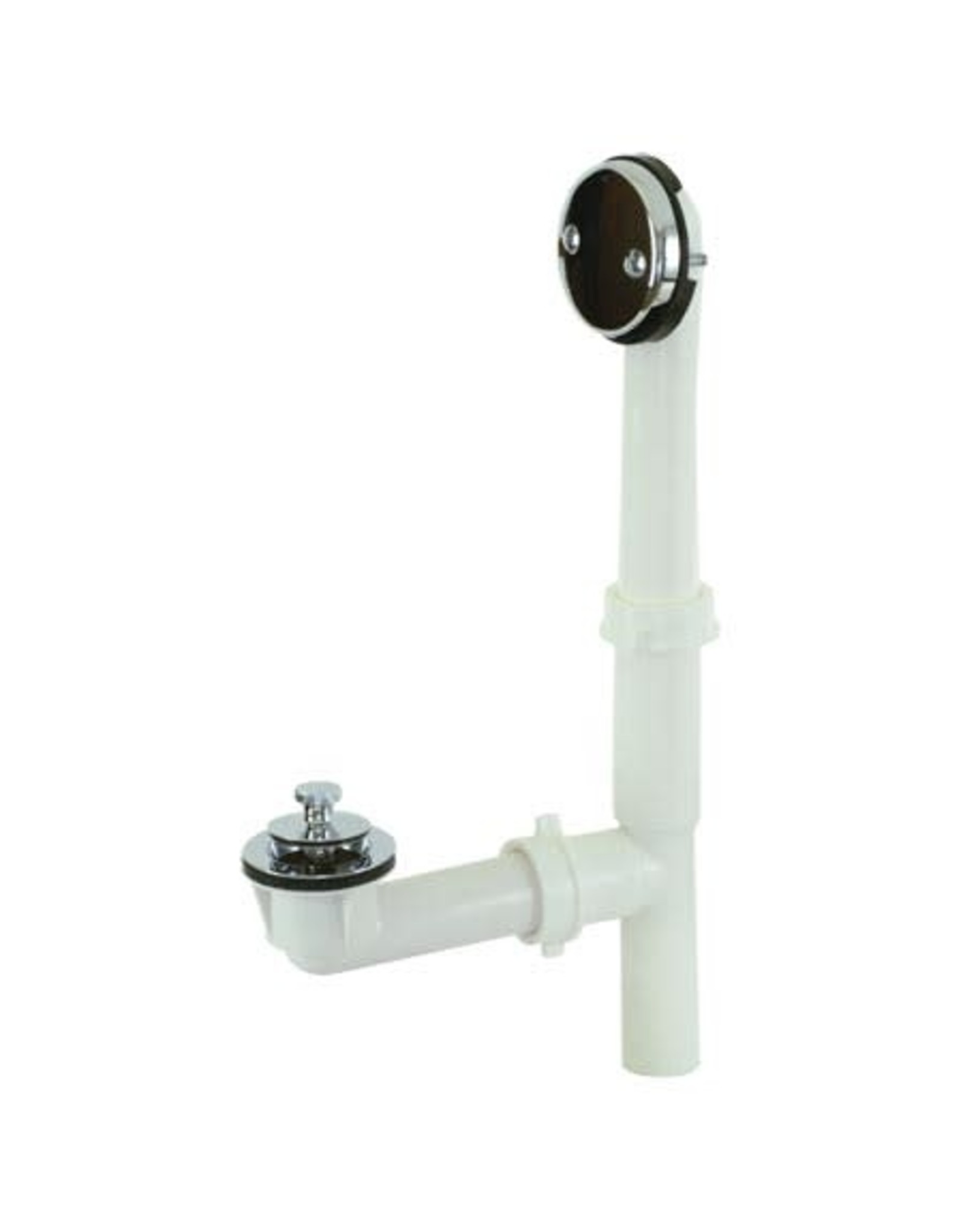 PLASTIC BATH WASTE/OVERFLOW ASSEMBLY 1 1/2